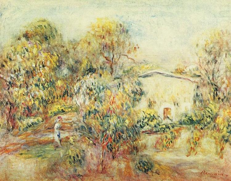 Pierre-Auguste Renoir Landschaft bei Cagnes china oil painting image